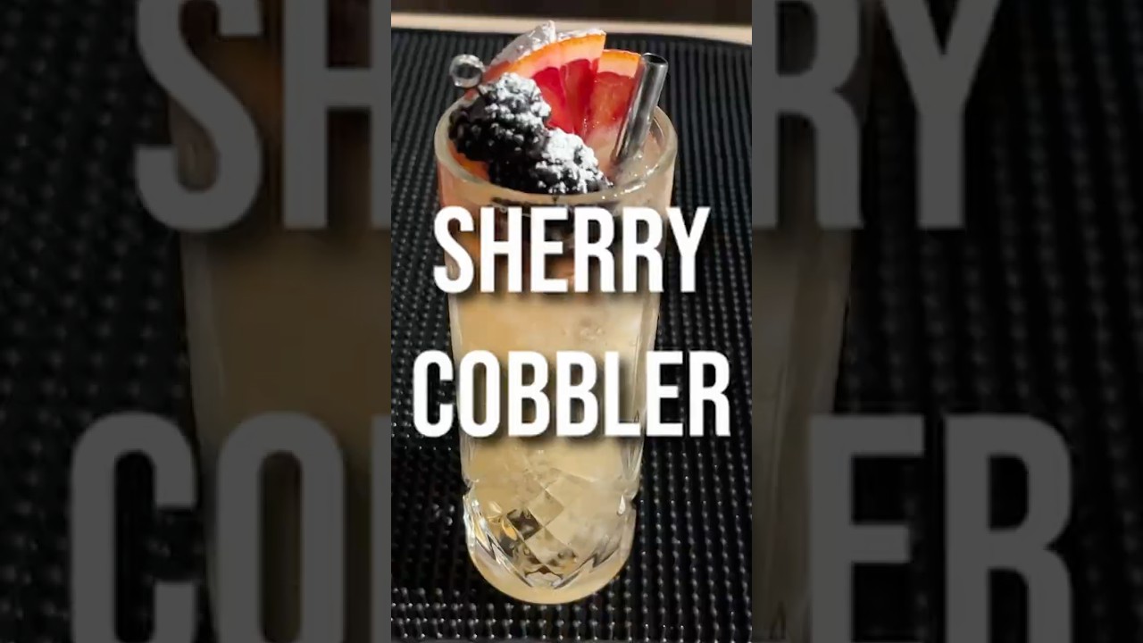 This 1800s&rsquo; favorite cocktail is making a comeback #sherrycobbler #LowABV #EasyCocktail