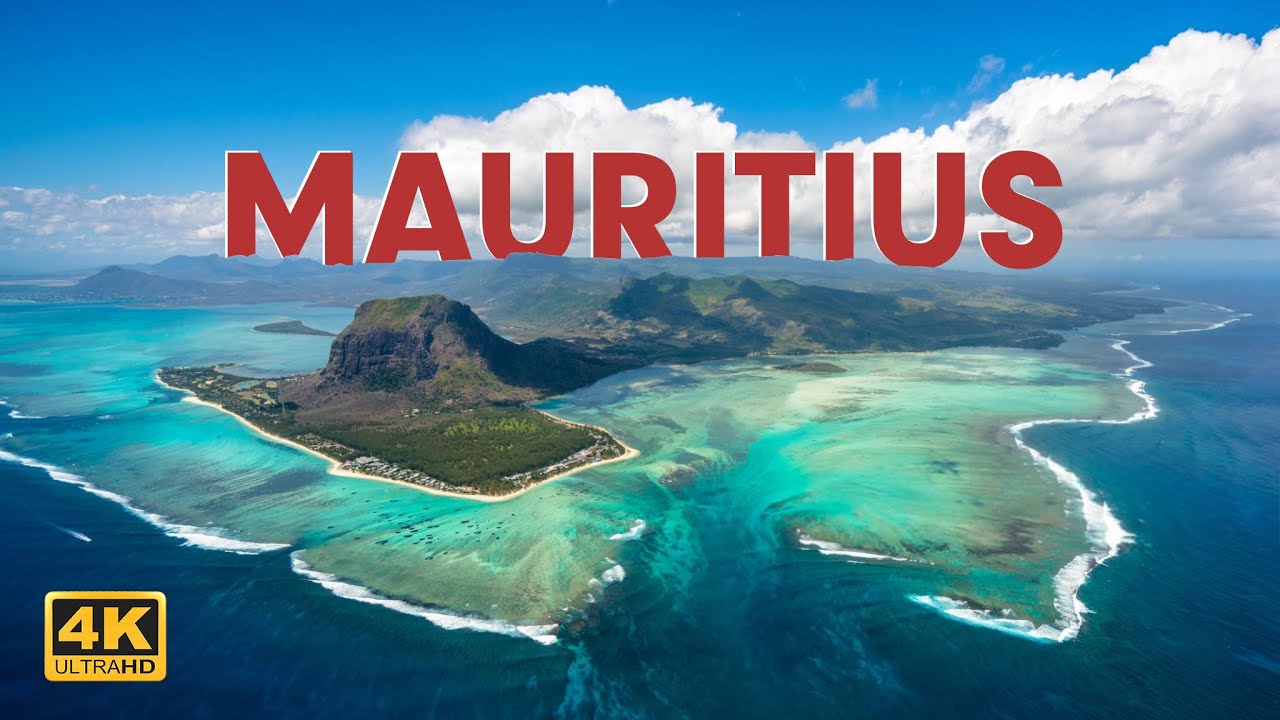 Mauritius - Amazing drone view with Calming Music