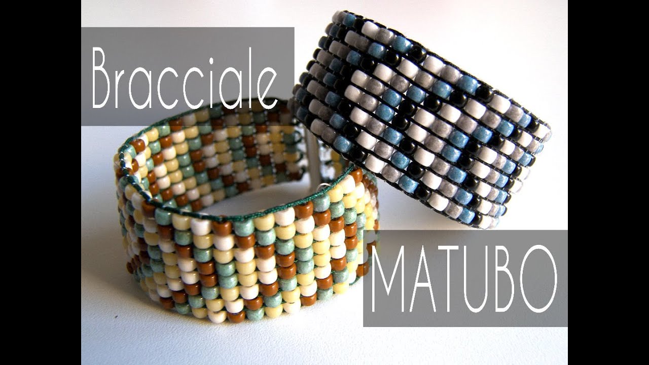 Tutorial Perline - Braccialetto Matubo con Telaio