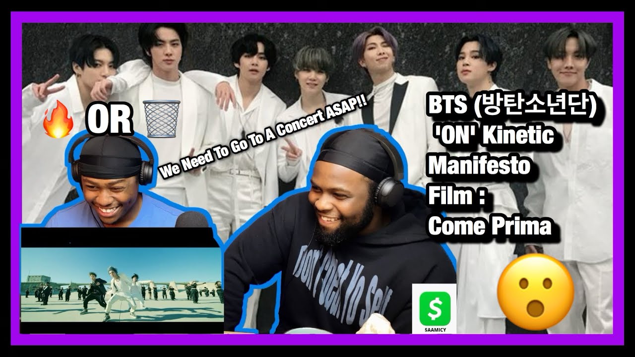BTS (방탄소년단) 'ON' Kinetic Manifesto Film : Come Prima [Brothers React]