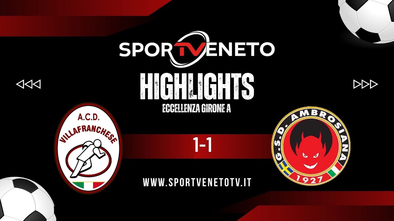 HIGHLIGHTS VILLAFRANCHESE VS AMBROSIANA 1-1
