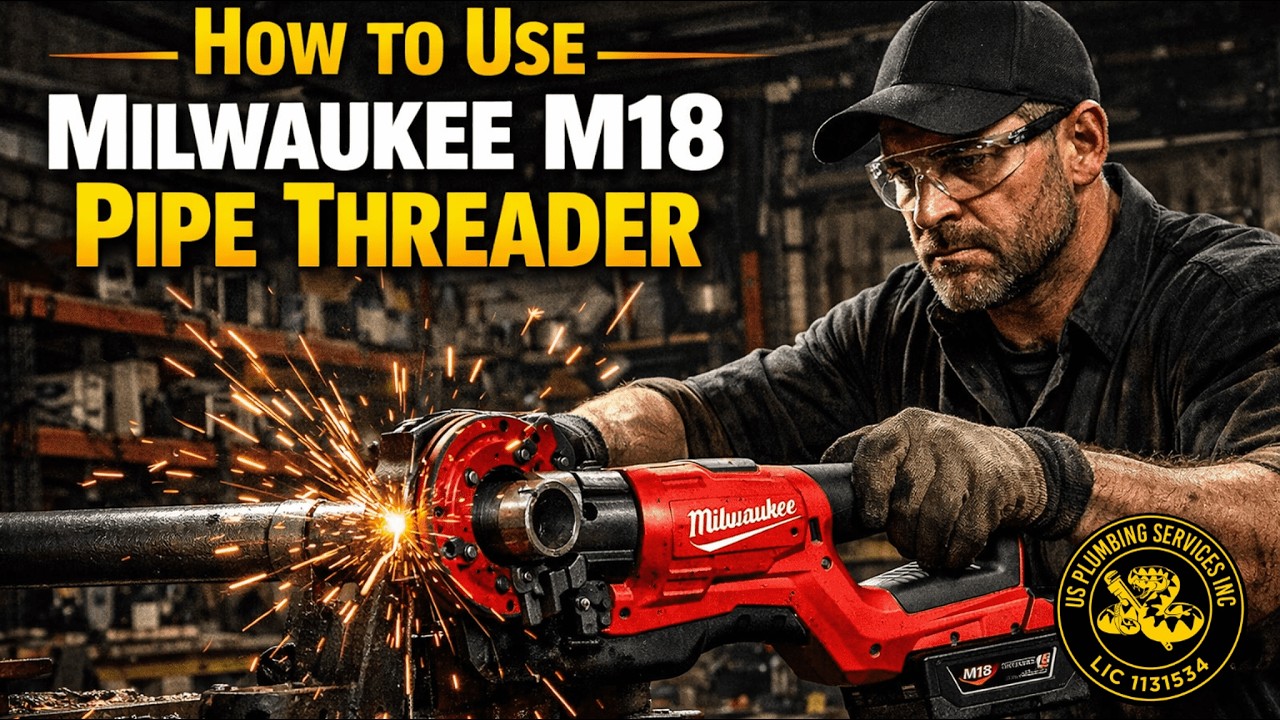 How to use Milwaukee M18 pipe threader