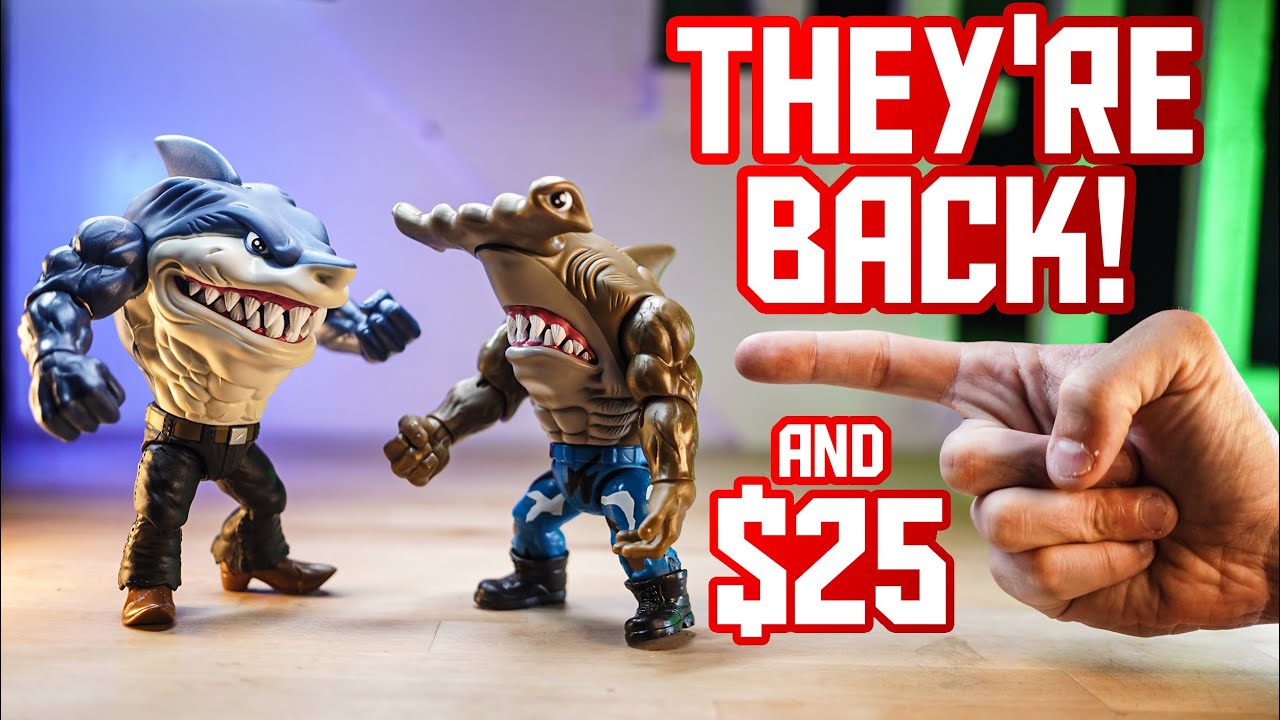 Фигурки New Street Sharks даже лучше, чем вы думали! — Стрельба и обзор