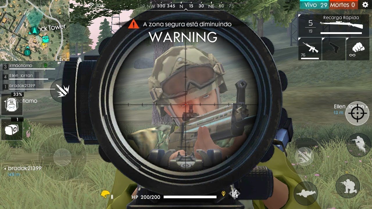 X1 CONTRA O MELHOR SNIPER BRASILEIRO DO FREE FIRE ( PERDI ?)