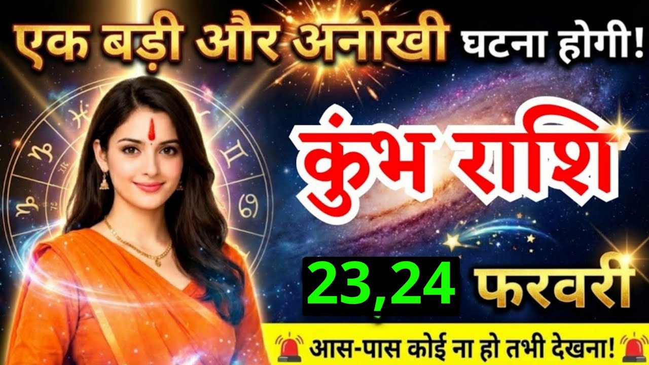 20 फरवरी, कुंभ राशि वालों एक बड़ी और अनोखी घटना होगी, Kumbh Rashi