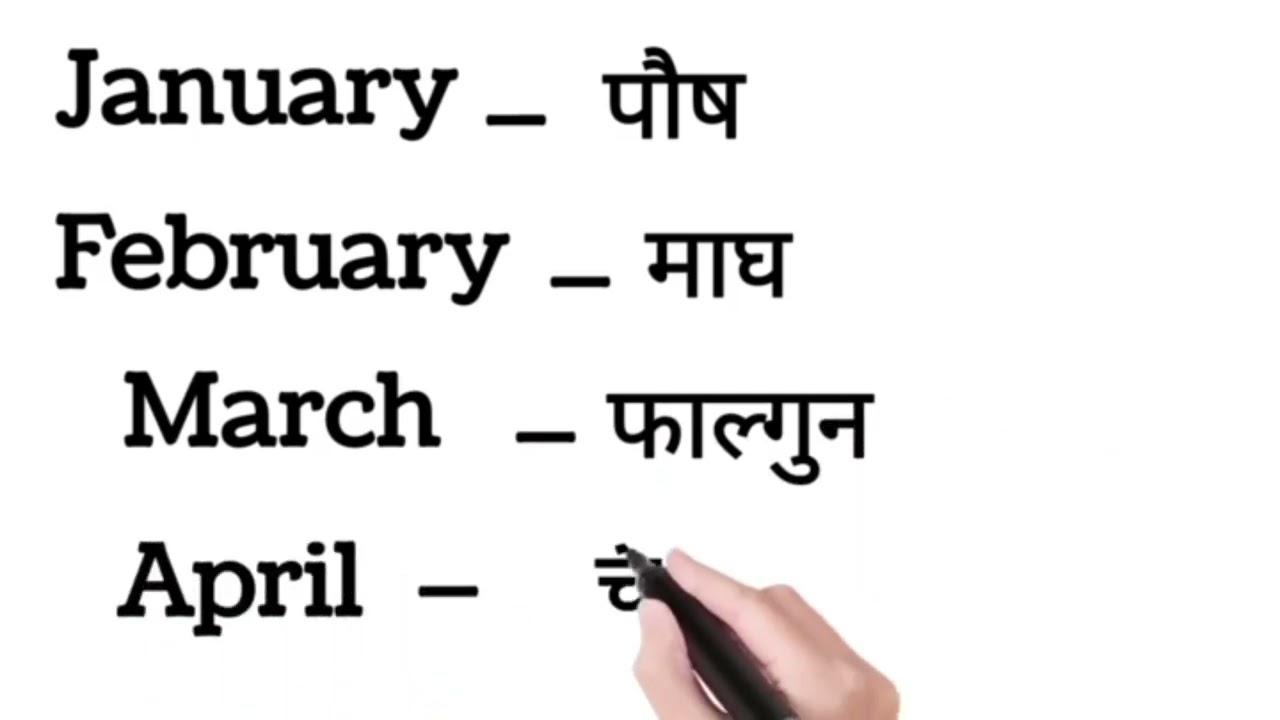 सप्ताह और महीने का नाम हिंदी और अंग्रेजी में #kidslearingg#kideducation #weak #month Name 