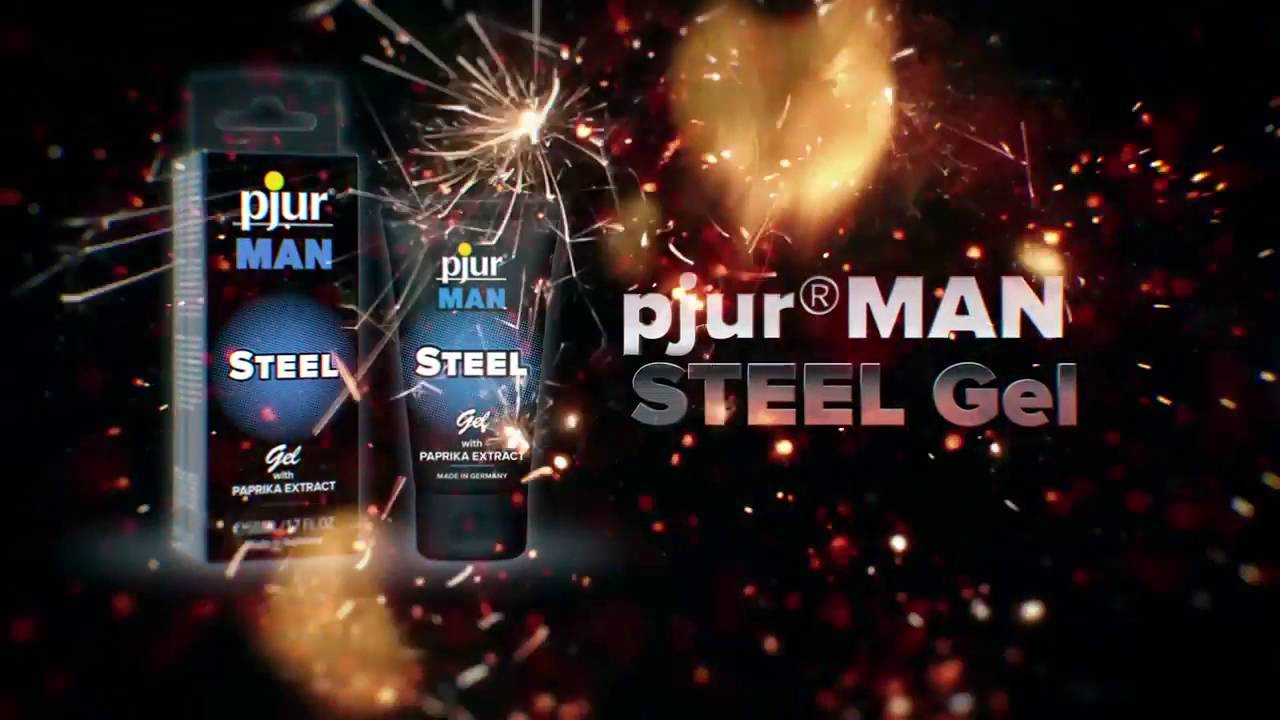 For men who want more  pjur MAN STEEL gel