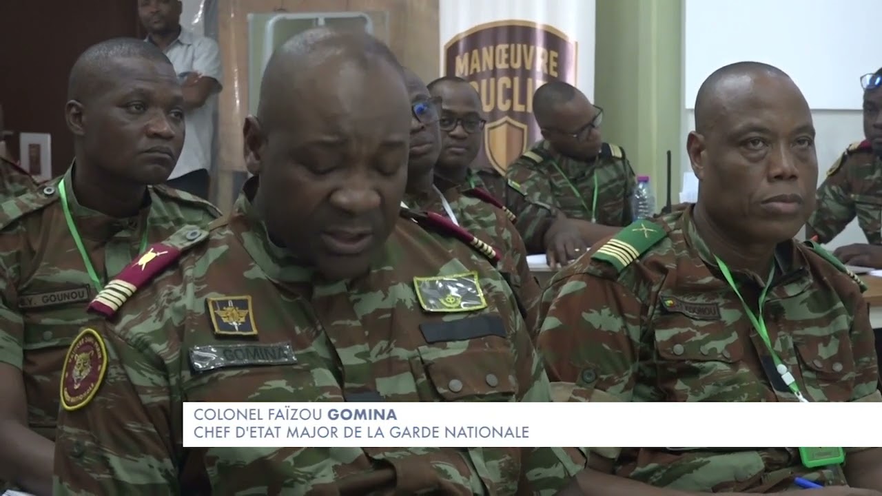 BENIN : MANOEUVRE DE LA GARDE NATIONALE