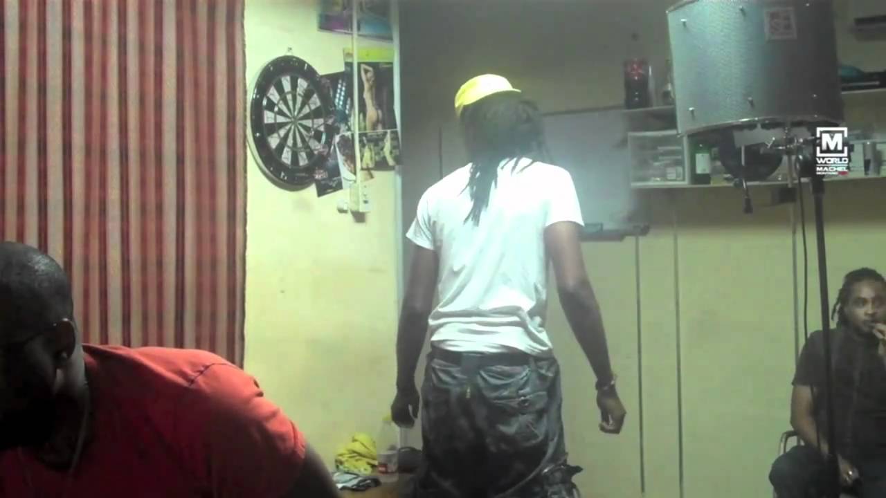 Machel HD in the studio making 