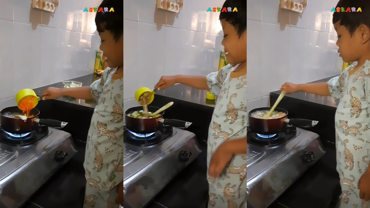 🫕 Cooking & Breakfast: Mas Askara Masak Sayur Sop Daging