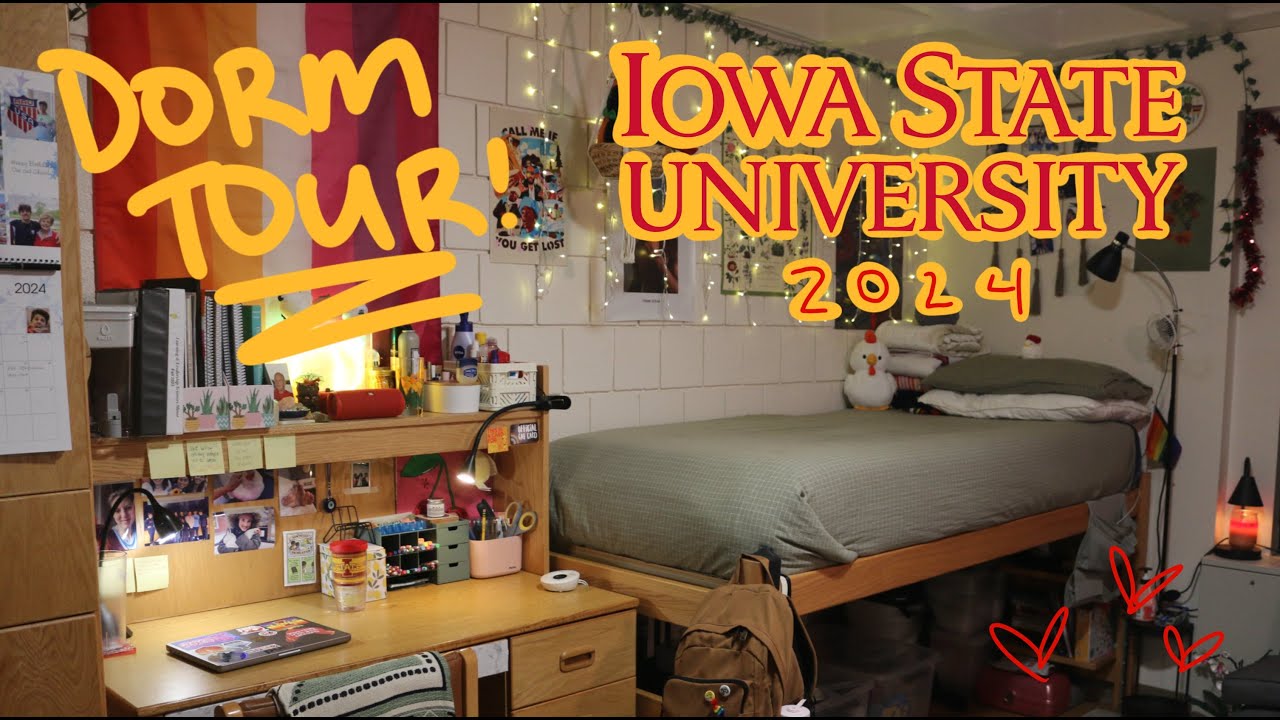 Iowa State University Dorm Tour 2024- LARCH HALL TOUR!!