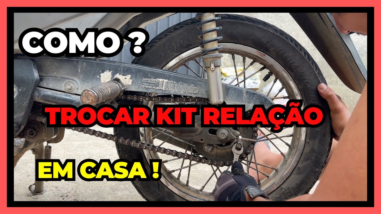 Como trocar Kit Relação Biz 125 em casa !