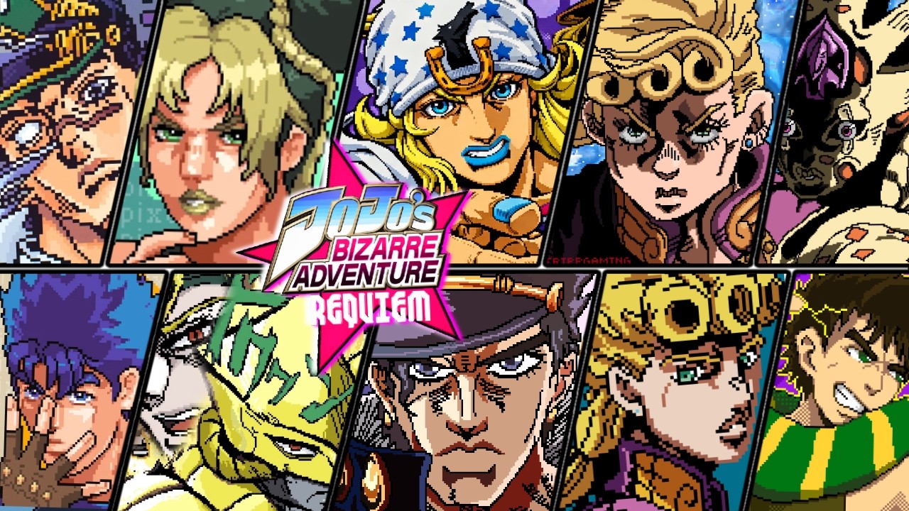 REQUIEM - All Super Moves in JoJo's Bizarre Adventure [MUGEN]