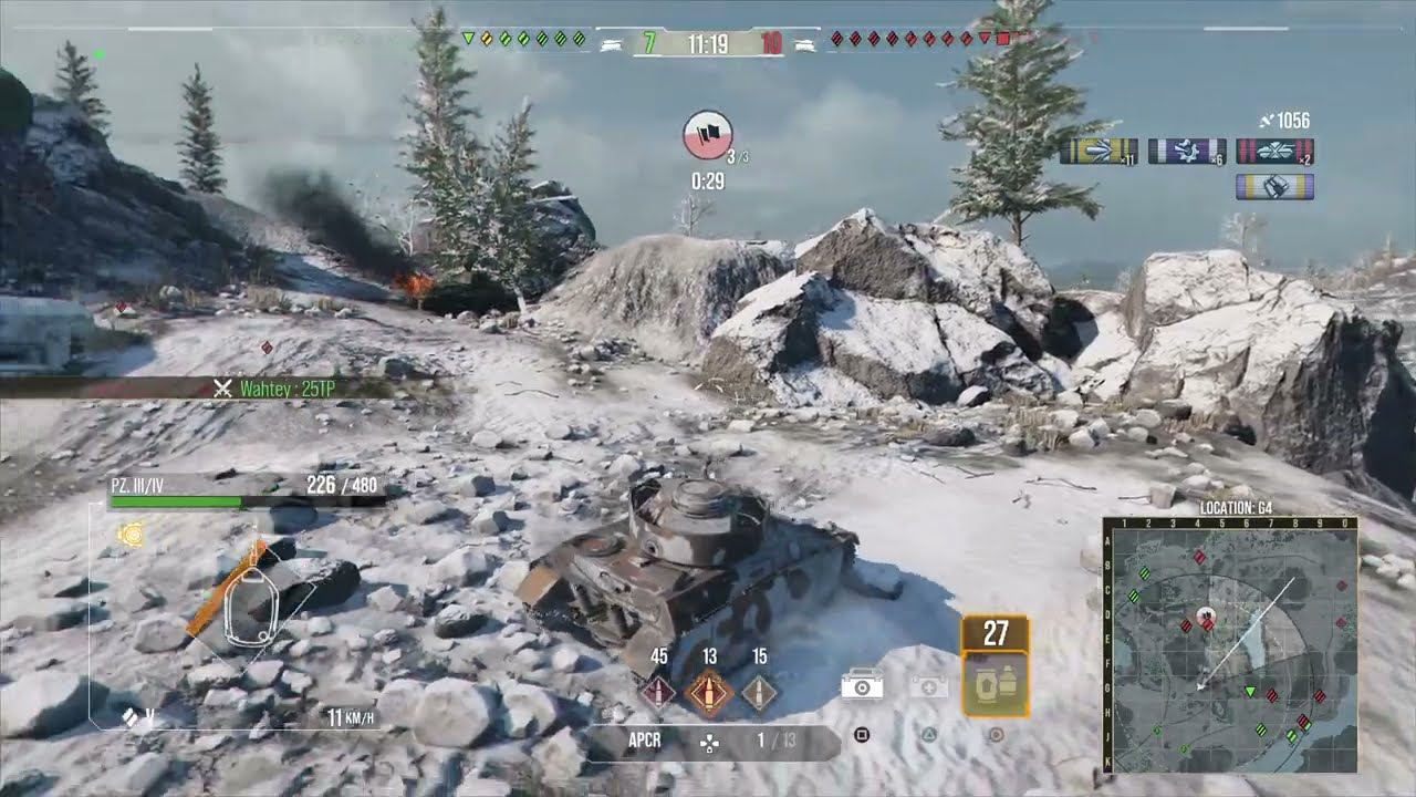 Pz. III/IV, Ace Tanker, 6 Kills, 2.3k damage (WOT Modern Armor - Battle Tier: VI)