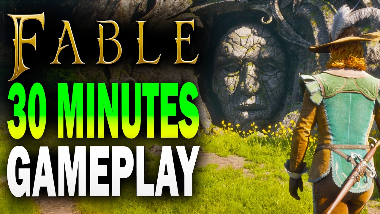 Наконец-то показали геймплей FABLE... (30 минут)