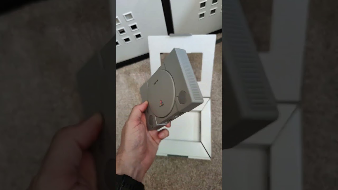 PS Classic unboxing and upgrade #sony #PlayStation #Ps1 #psclassic #PlayStation1 #gamer #gaming