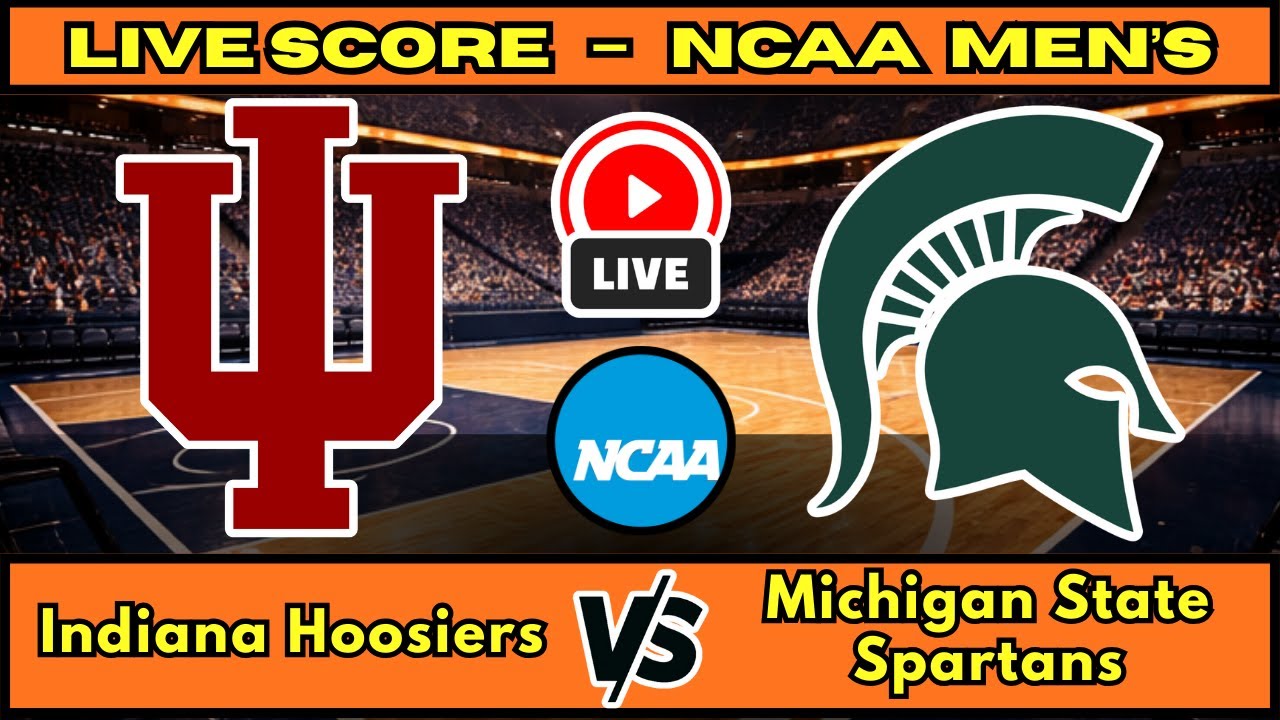 🔴 Indiana Hoosiers vs Michigan State Spartans | NCAA Men’s Basketball | Live Score Update Jan 13