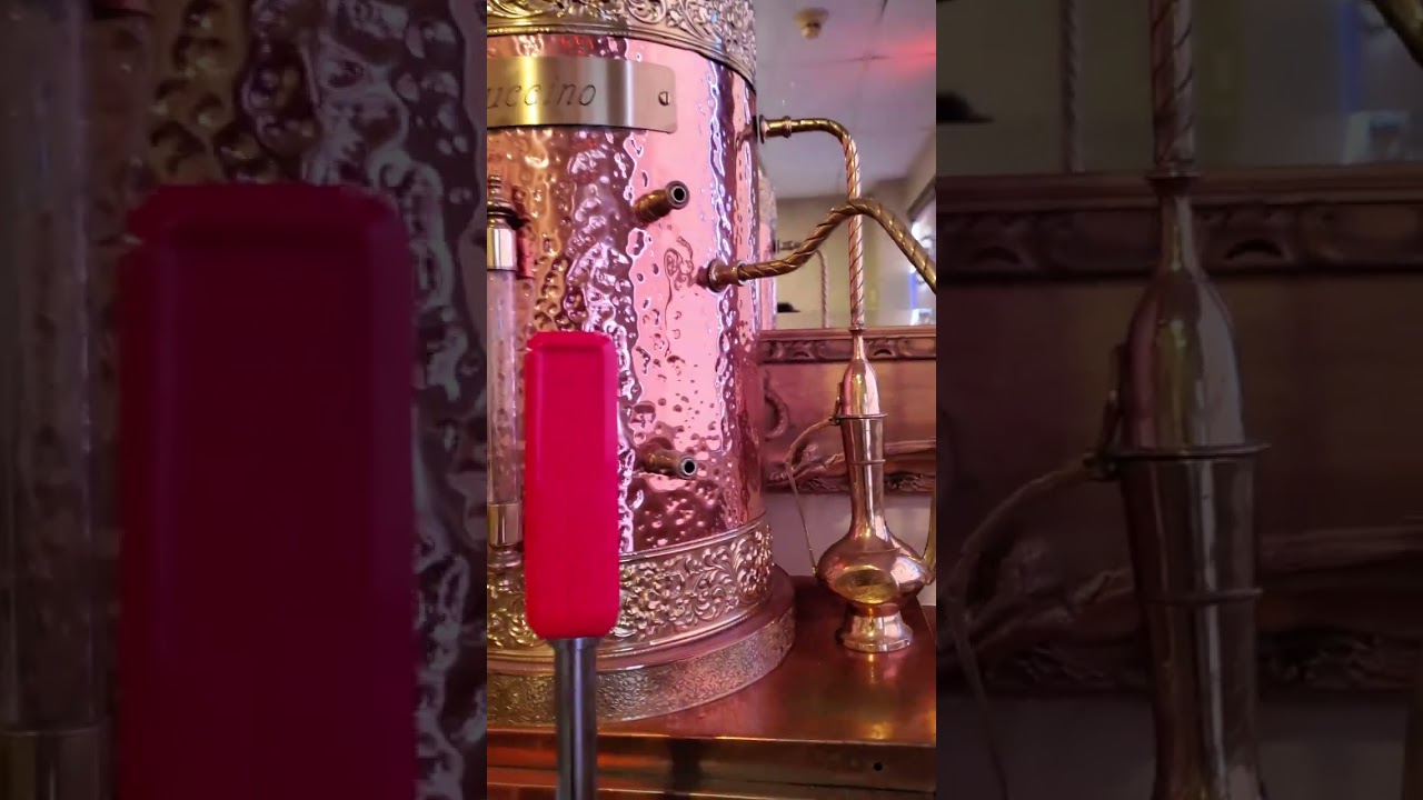 Wowser..It's An Antique Cappuccino Maker | Brass Pink Vintage Coffee Maker | Gluten Free Life For Us