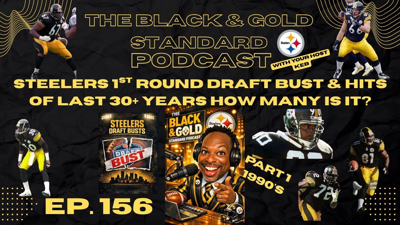 Steelers 1st round draft picks how many Hits & Busts. PART 1 1990'S