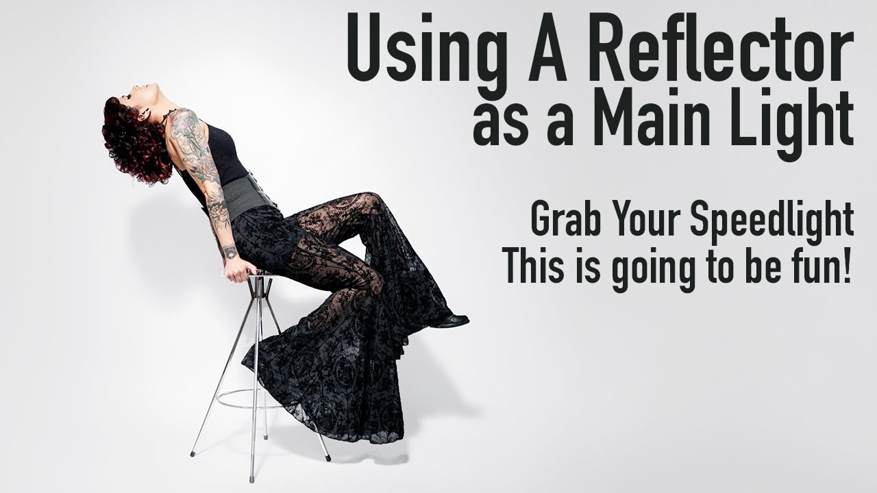 Отражатель + вспышка = Творческое веселье!