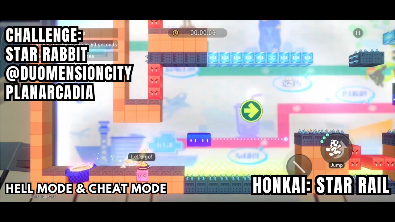 [Honkai: Star Rail Challenge] Star Rabbit @DuomensionCity - Hell / Cheat Mode - Planacardia
