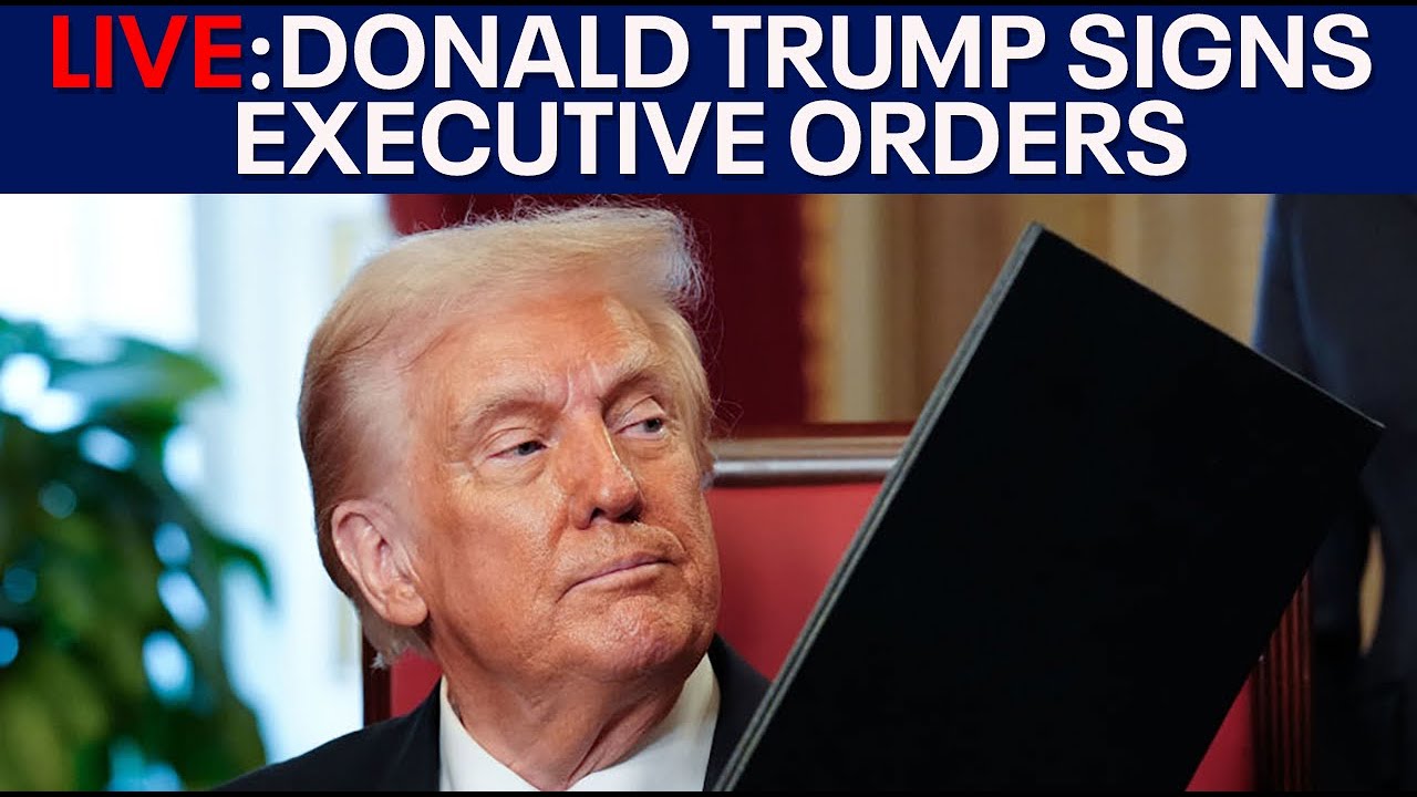 LIVE: President Donald Trump signs Executive Orders