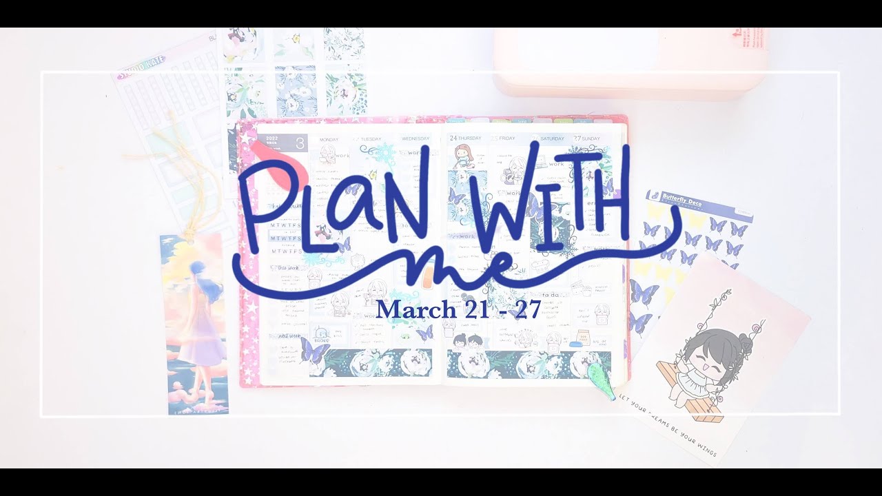 Plan With Me | March 21 - 27 | Hobonichi Cousin | 