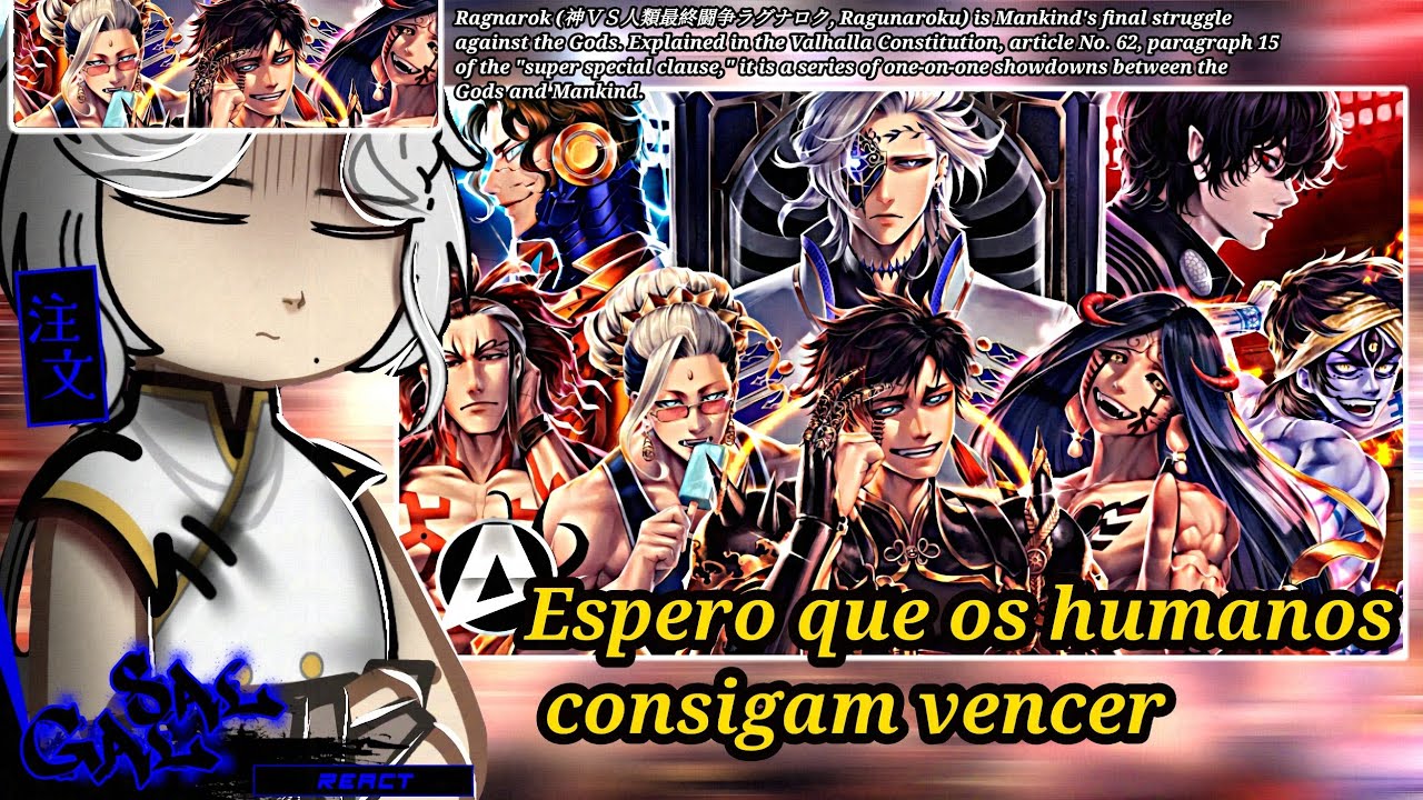 🇧🇷 | Worthless Regression React ( Ragnarok 2 | Shuumatsu | Deuses Vs Humanos ‎‎@AniRap ) 15K 🎉🎊