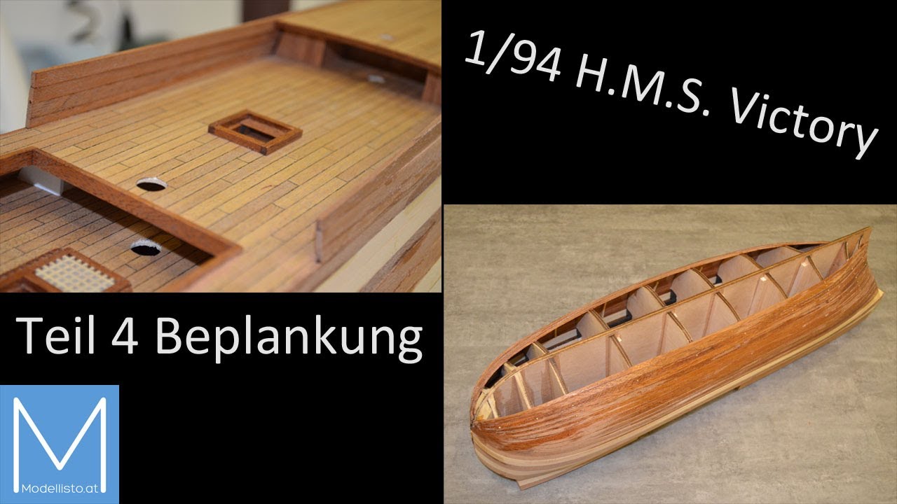 1/94 HMS Victory Teil 4 - Beplankung