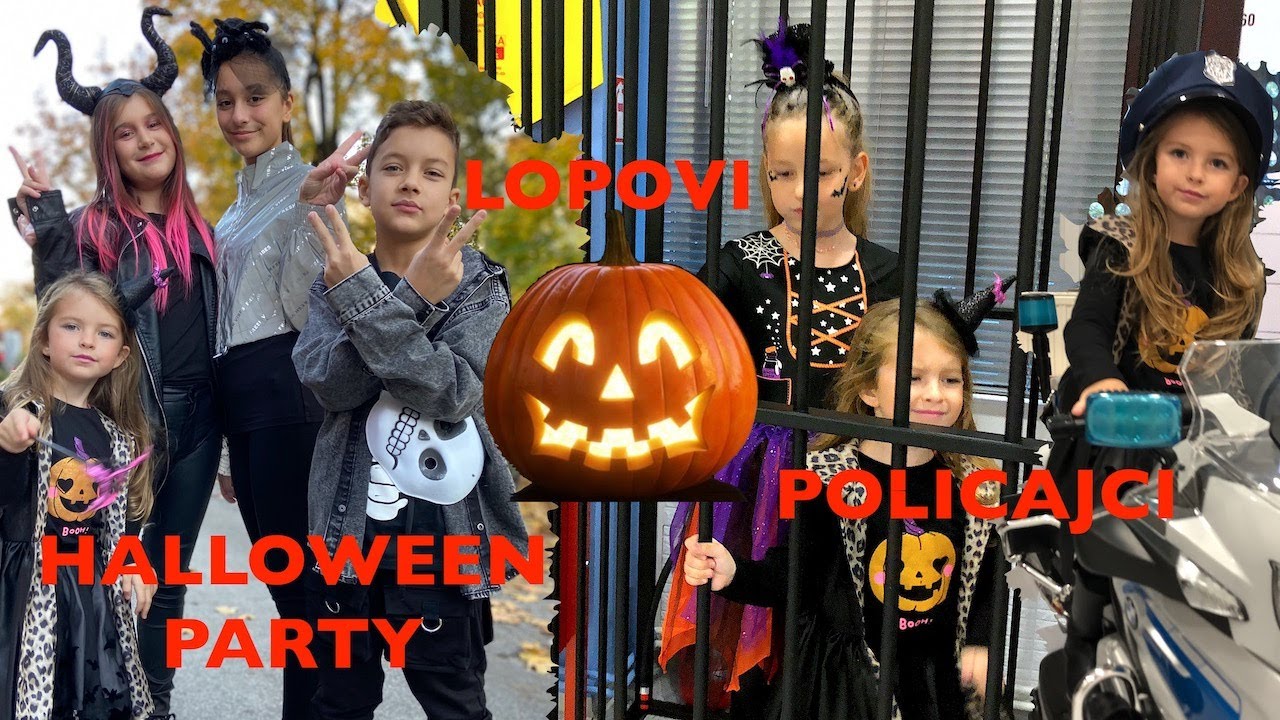 Halloween party, LOPOVI i POLICAJCI! Tko je završio u ZATVORU?! Sve je moguće u MiniPolisu!