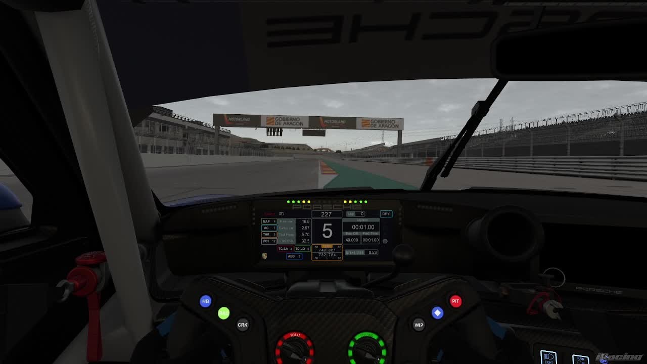 Track Guide: iRacing MotorLand Aragón - Motorcycle Grand Prix Porsche 911 GT3 R (992) (Dry) (Hot...