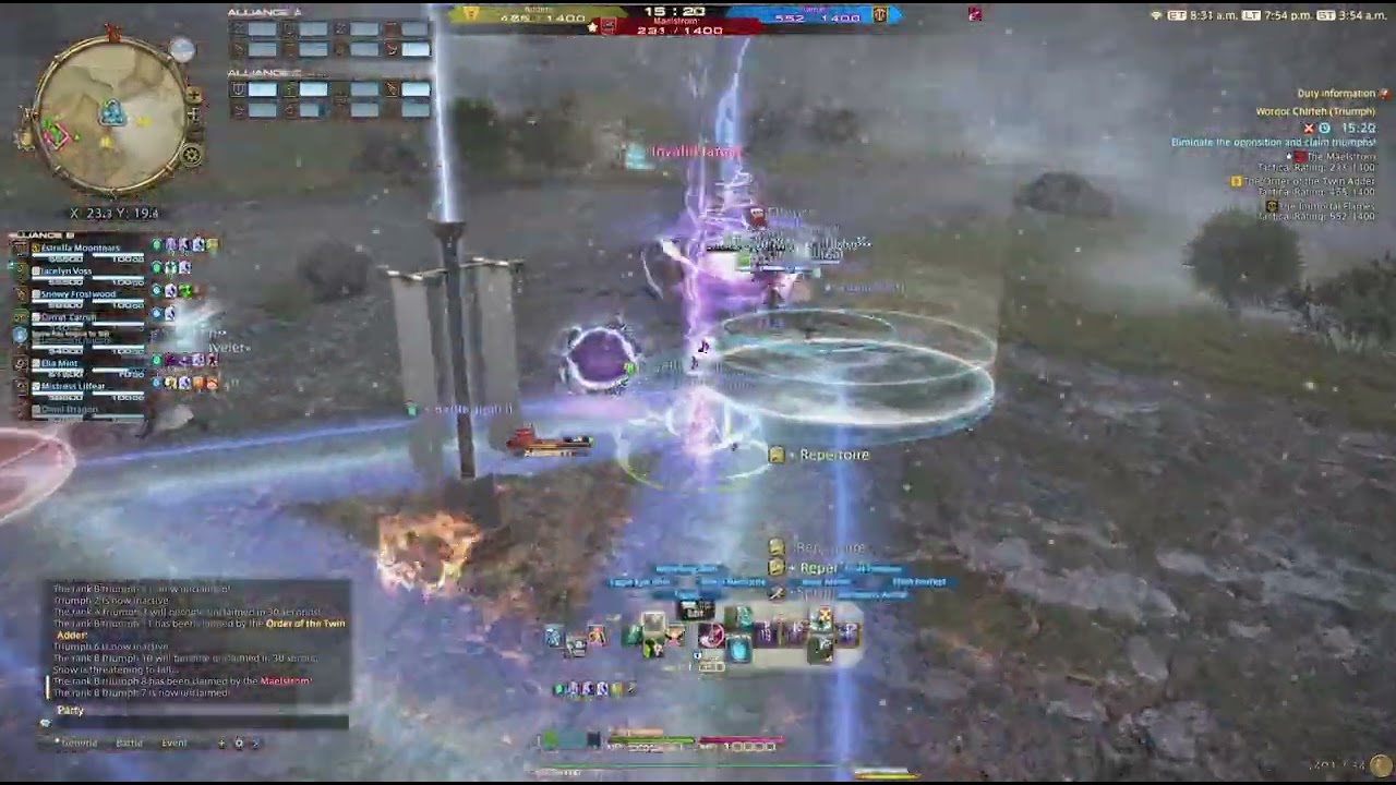 FINAL FANTASY XIV Online PvP Bard Gameplay 6 Kills No Deaths!