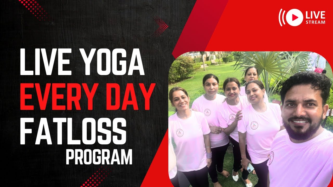 Vedic Life Yoga is Life for Your flexibility and weightloss. #yogaforall #free #liveclass