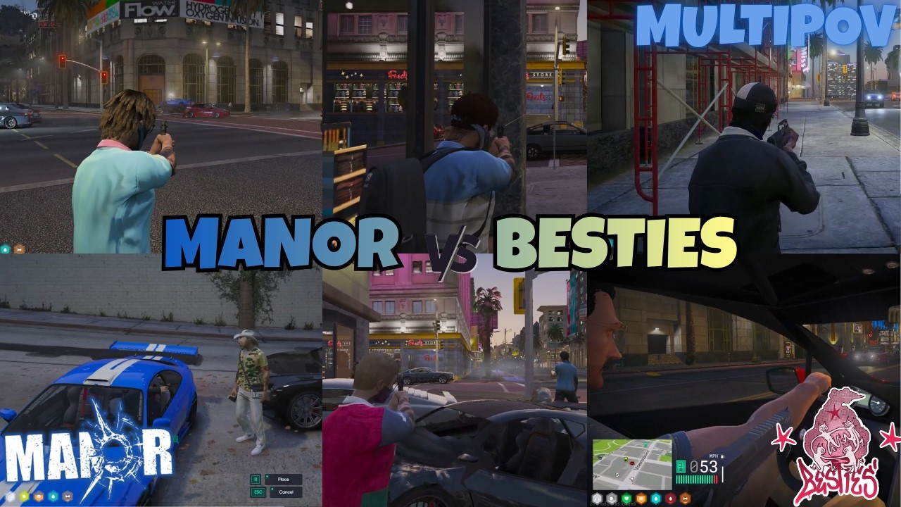 Manor vs Besties For Bank Truck At Vault/Gentry But Jack Gets Robbed | NOPIXEL 4.0 GTA RP