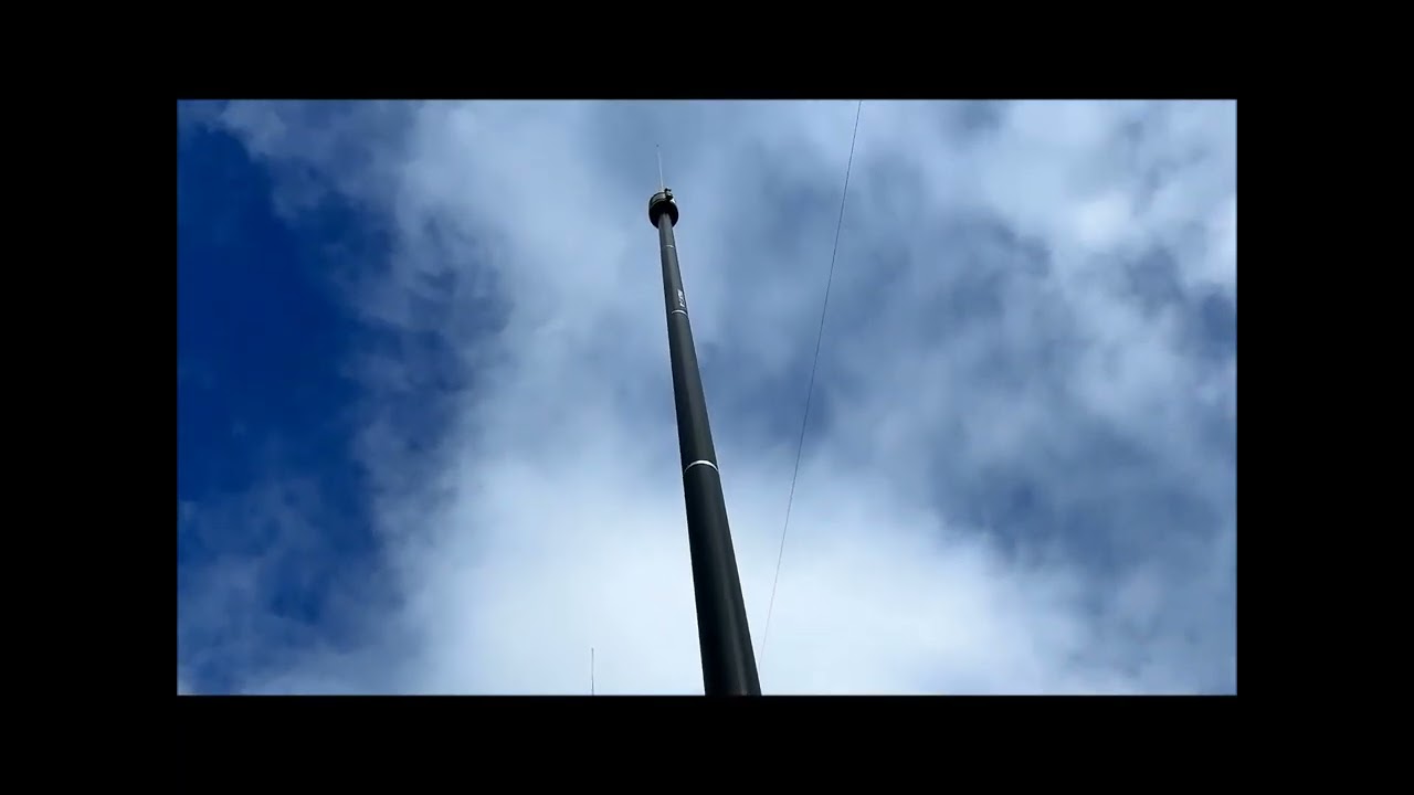 JPC12 Portabel Antenne und XIEGU G90 Im Garten mit 20 Watt