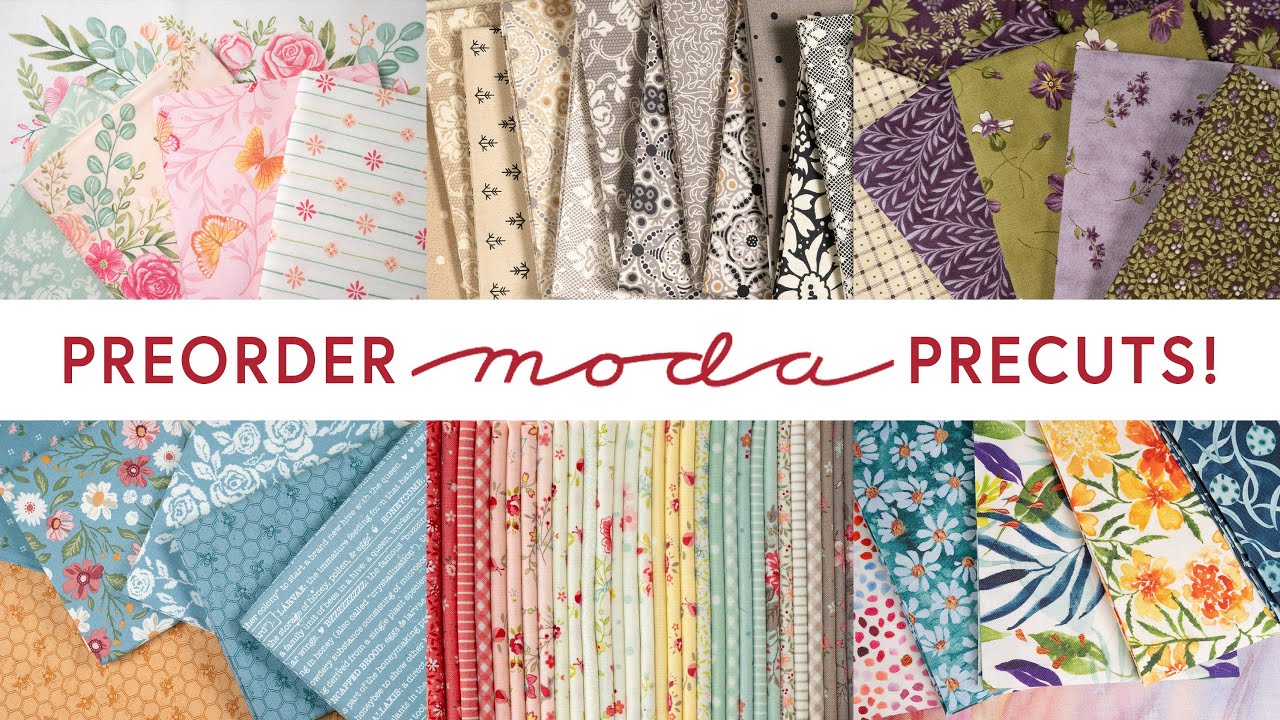 Moda Precuts Summer 2025 Available to Preorder at Shabby Fabrics