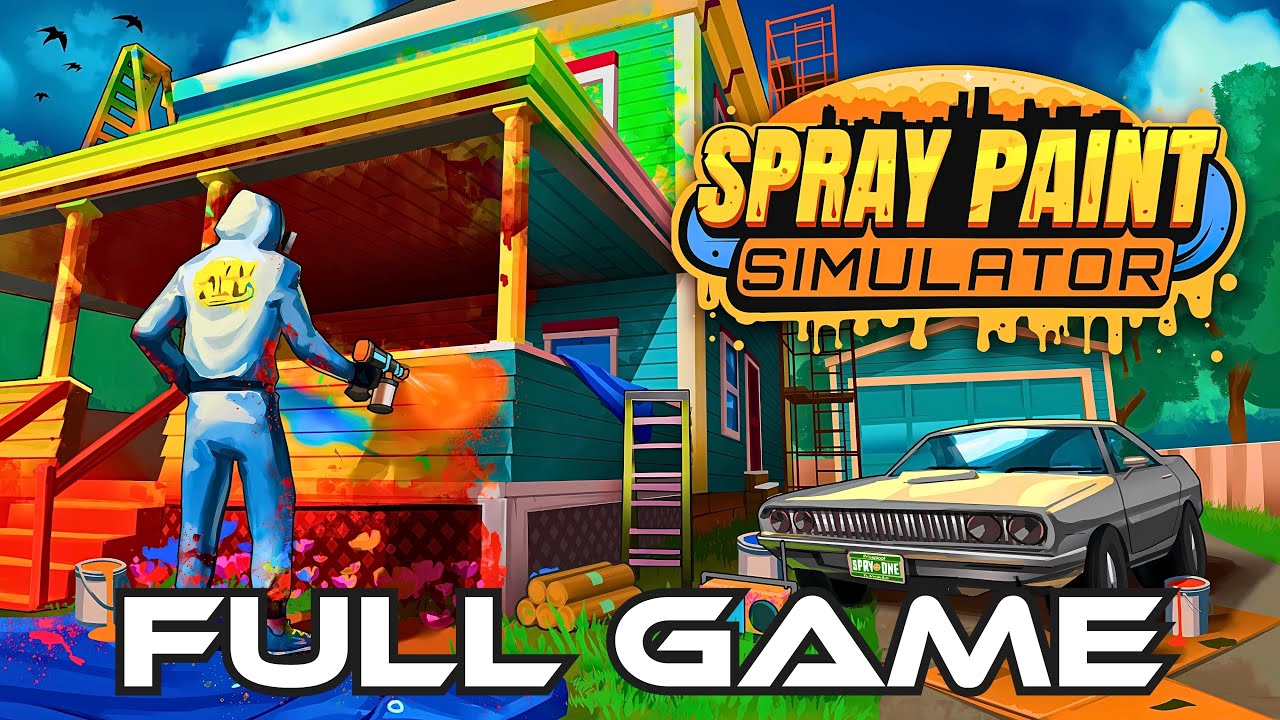 Spray Paint Simulator | Gameplay Walkthrough FULL GAME | No Commentary