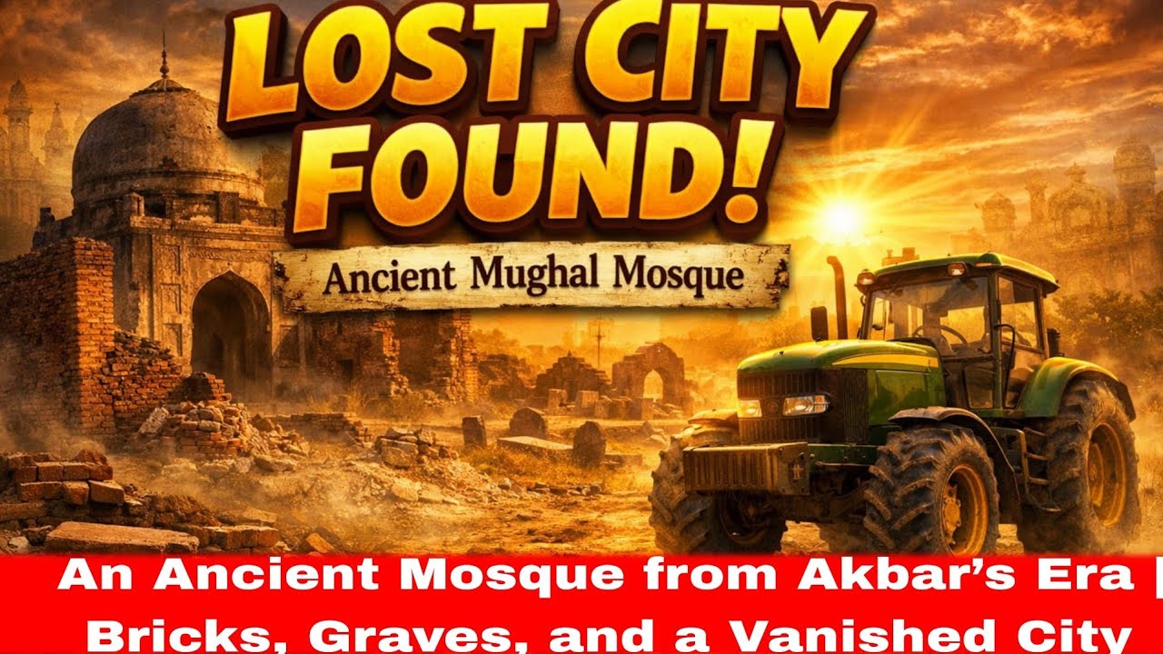 An Ancient Mosque from Akbar’s Era | Bricks, Graves, and a Vanished City|صدیوں پرانی مغلیہ مسجد اور