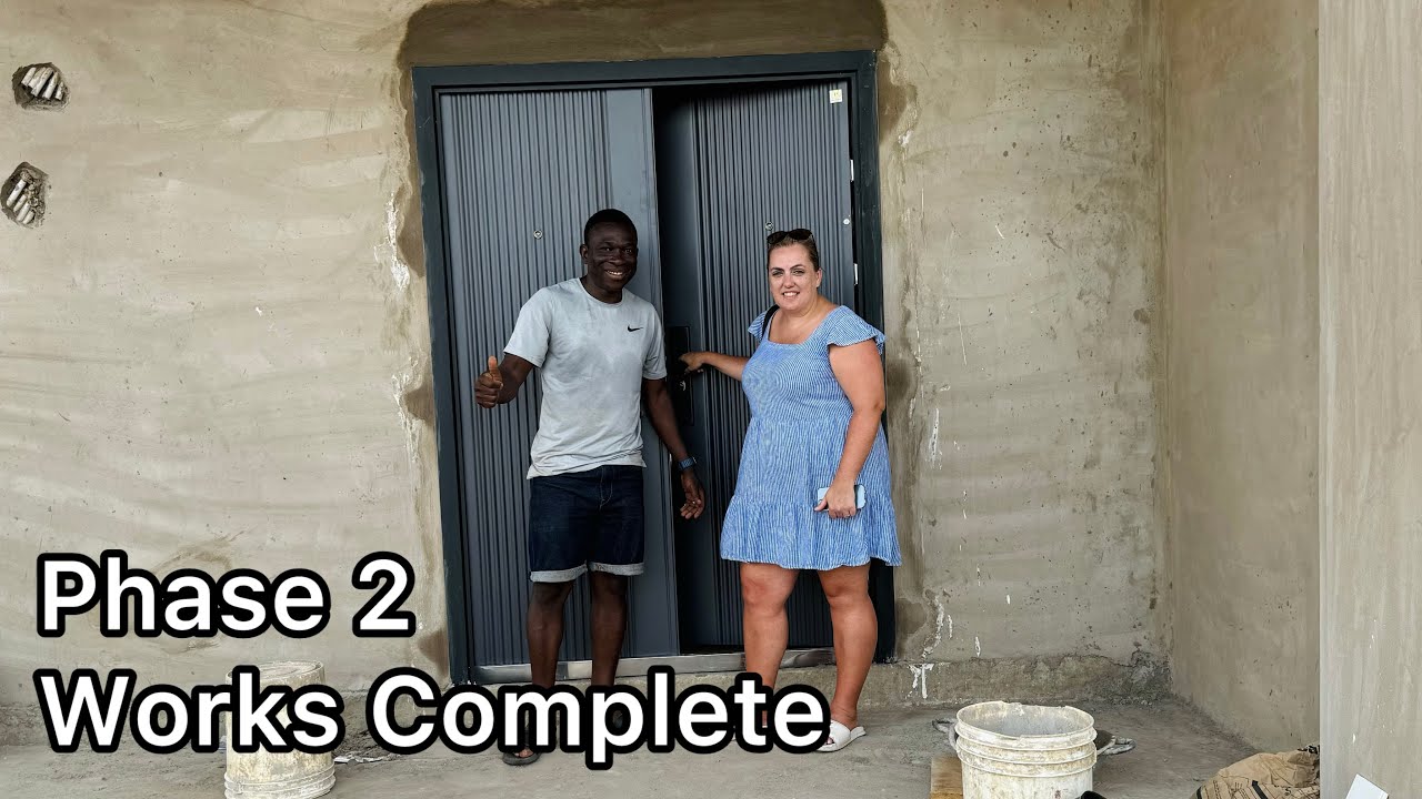 Building in Ghana:  Internal Plastering & Electrical Walkthrough