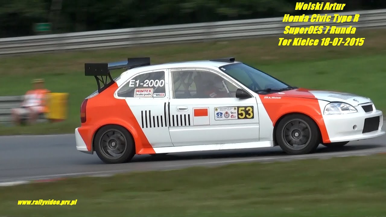 Wolski Artur - Honda Civic Type R - SuperOES 7 Runda  Tor Kielce 18-07-2015