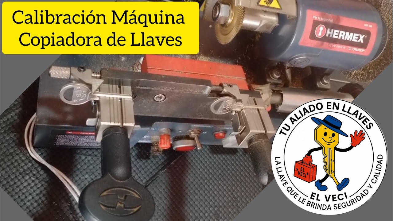 ¿Tienes una máquina copiadora de llaves Hermex(Truper)no te saca las copias bien? AQUÍ LA SOLUCIÓN☝️