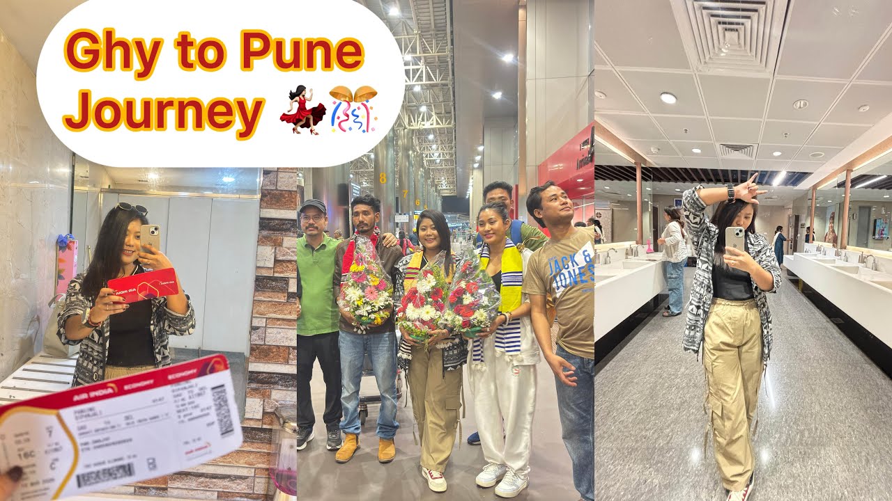 Ghy to Pune journey 💃🏻🎊 || Dipanjali Panging