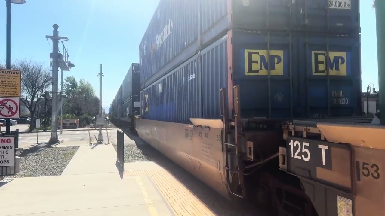 Union Pacific IOANP with mid DPU passes by Fremont Centerville