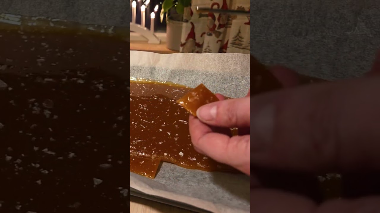 Homesteading advent day 18: Caramel texture test