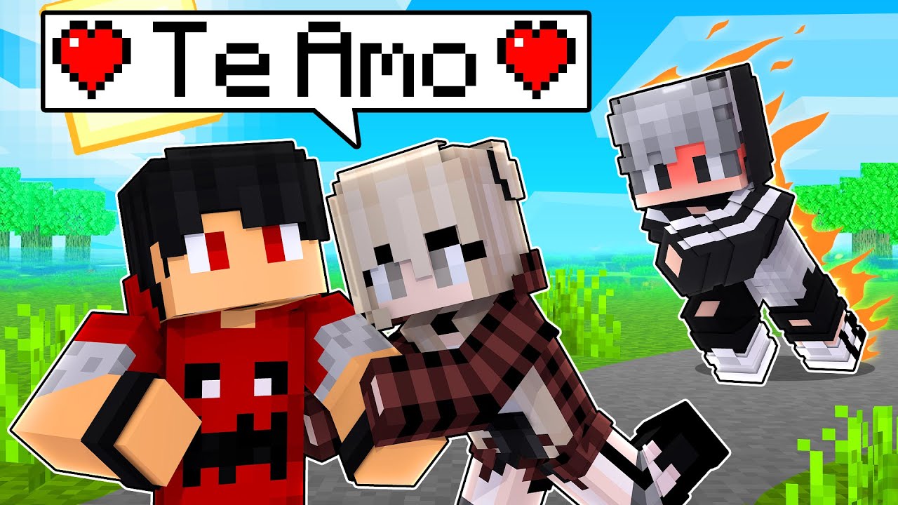 P3DRU está com A NAMORADA do VALENTÃO no Minecraft