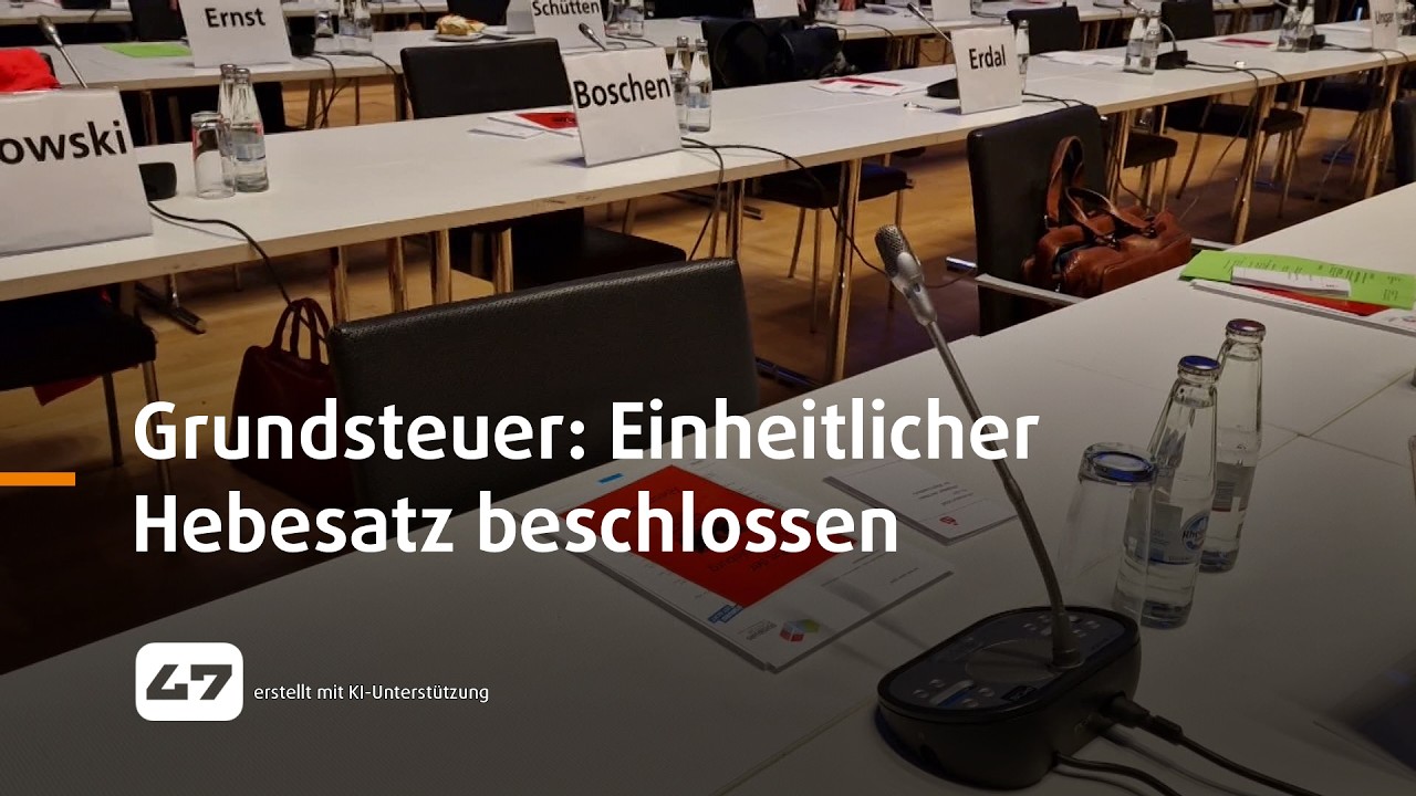 STUDIO 47 .live | RATSSITZUNG ZUR GRUNDSTEUER: EINHEITLICHER HEBESATZ BESCHLOSSEN