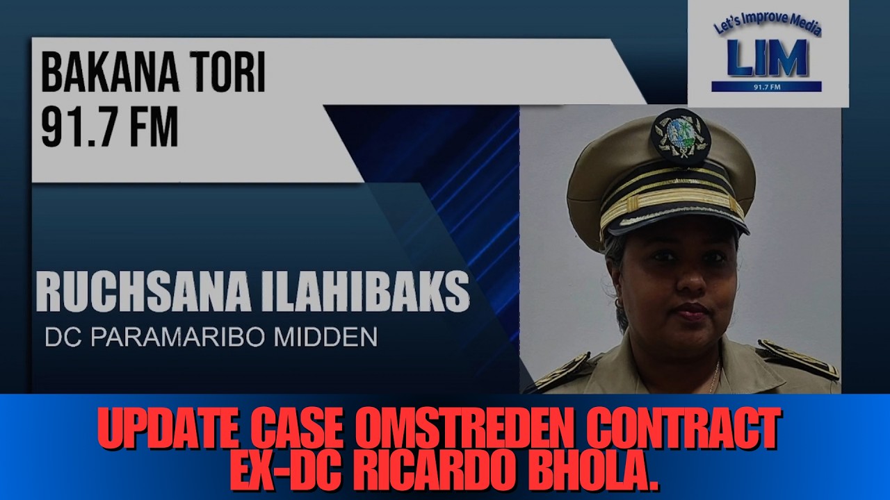 BT MAANDAG 16 MAART 2026 || UPDATE CASE OMSTREDEN CONTRACT EX DC RICARDO BHOLA