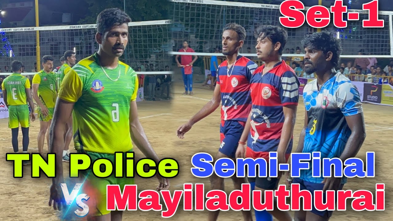 50000rs Semi-Final | Set-1 | Mayiladuthurai vs Tamilnadu Police | Mr Love Volleyball