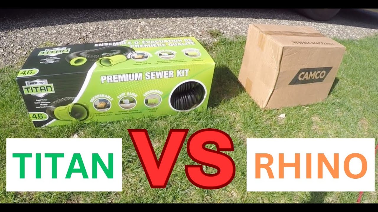 RV 🚐 Sewer Hose 💩 Camco Rhino Flex vs Thetford Titan 🤩
