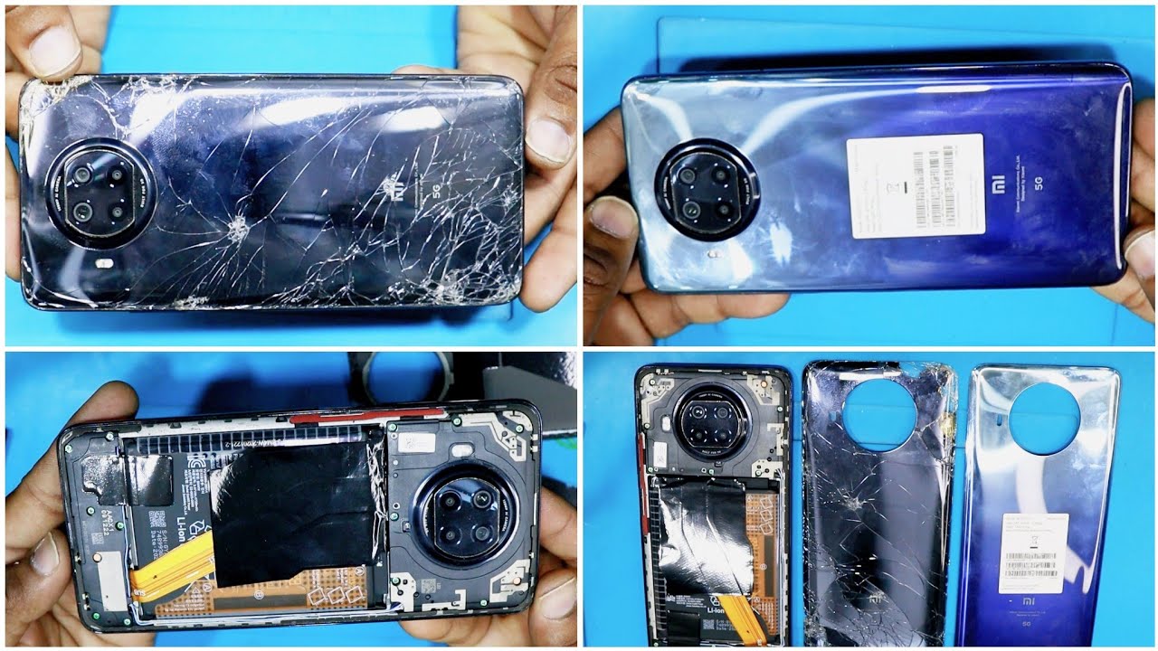 Redmi 10i 5G back glass change / mi 10i back panel replacement